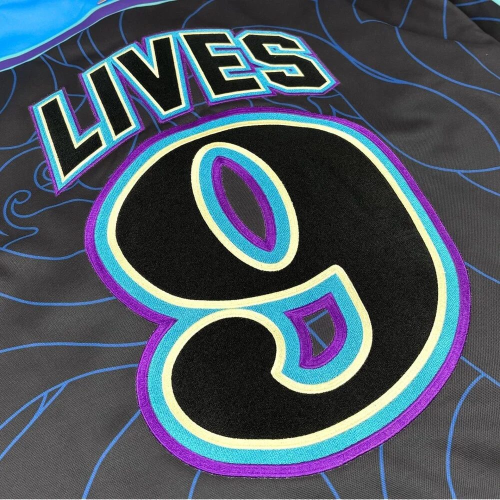 ALLEYCVT - 9 LIVES HOCKEY JERSEY Size Medium edm rave alleycAT
